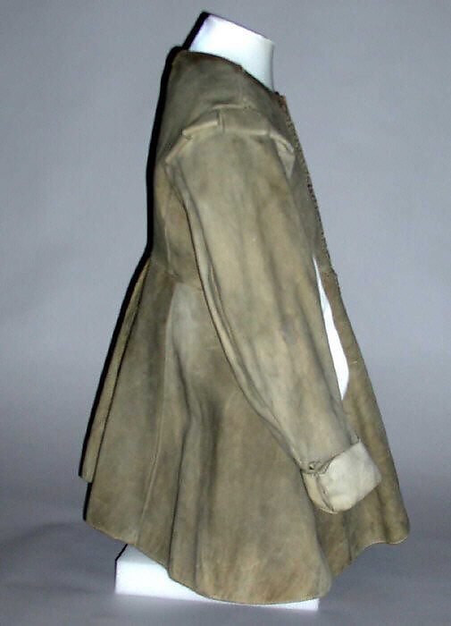 Coat, leather, British