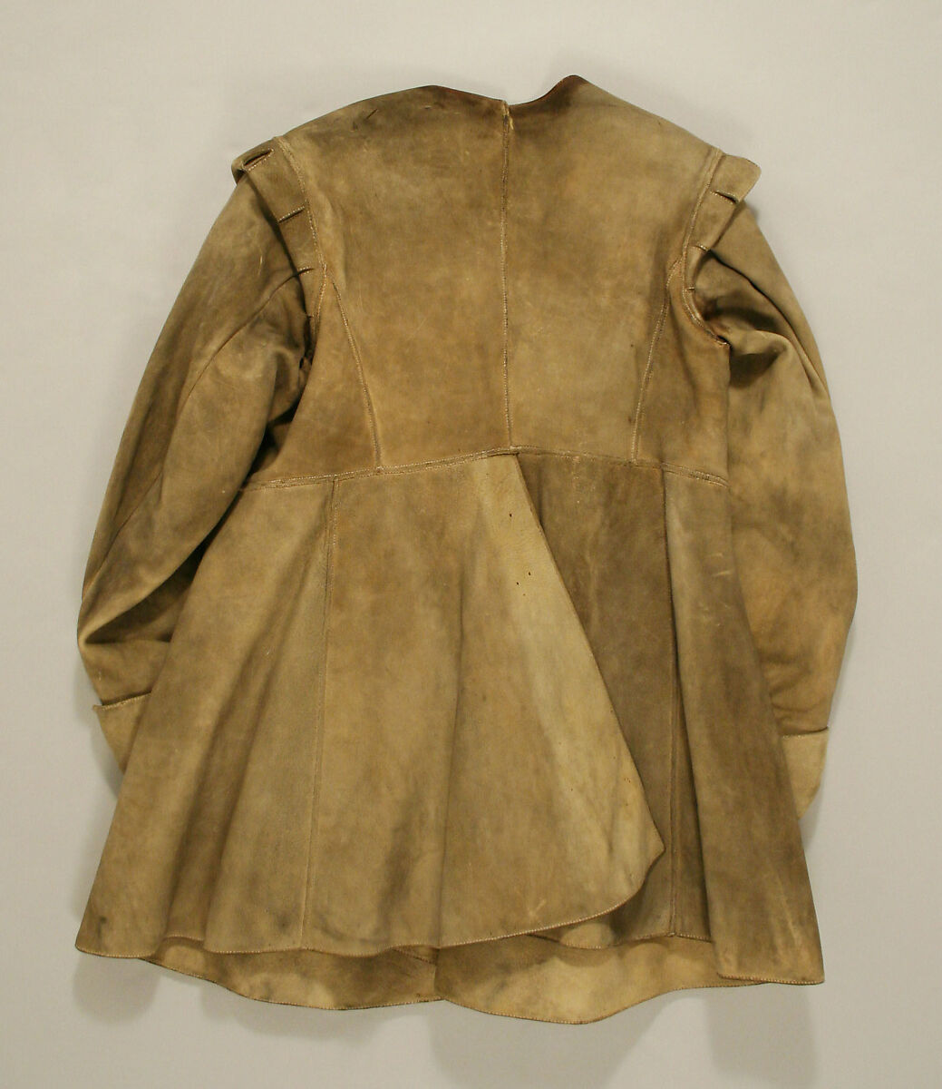 Coat, leather, British