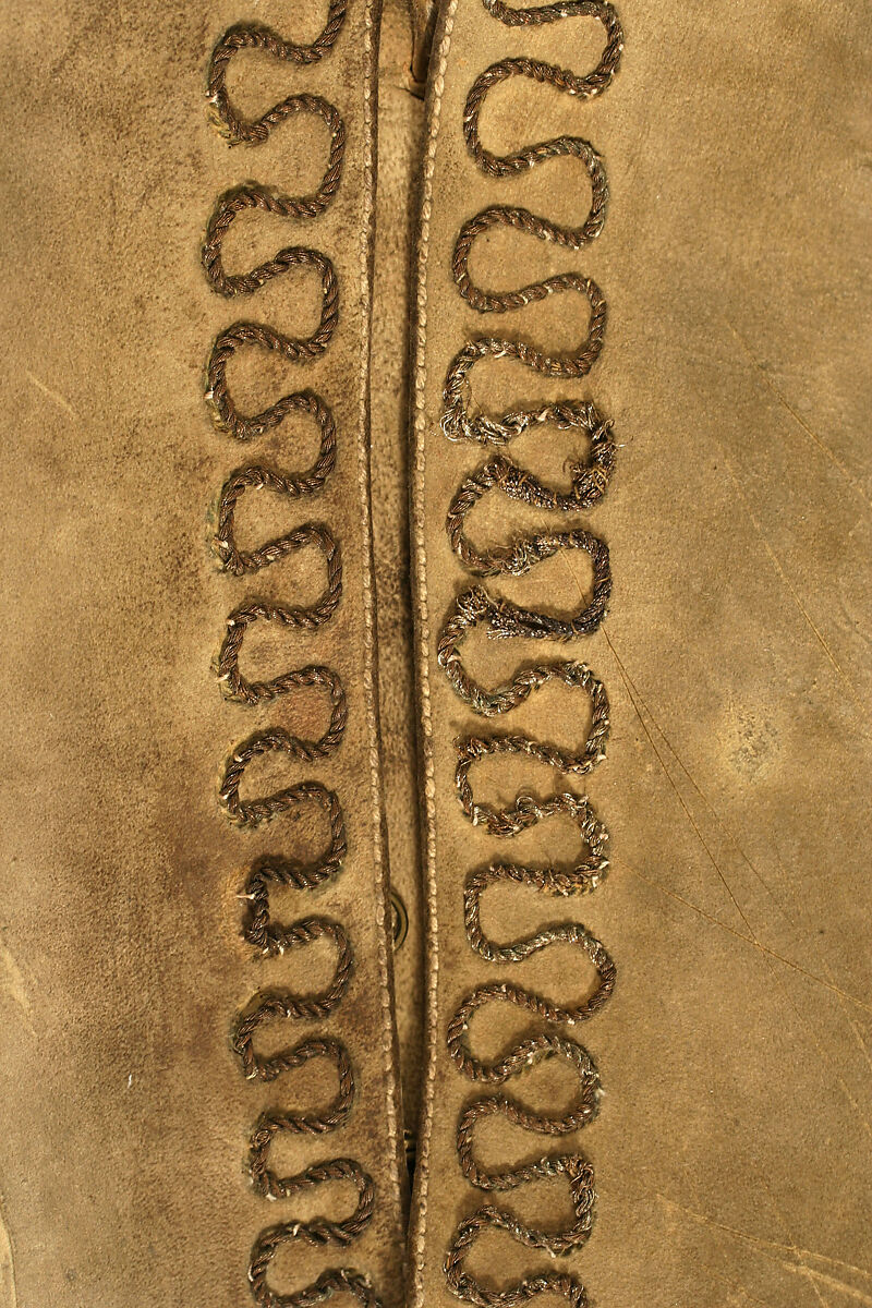 Coat, leather, British