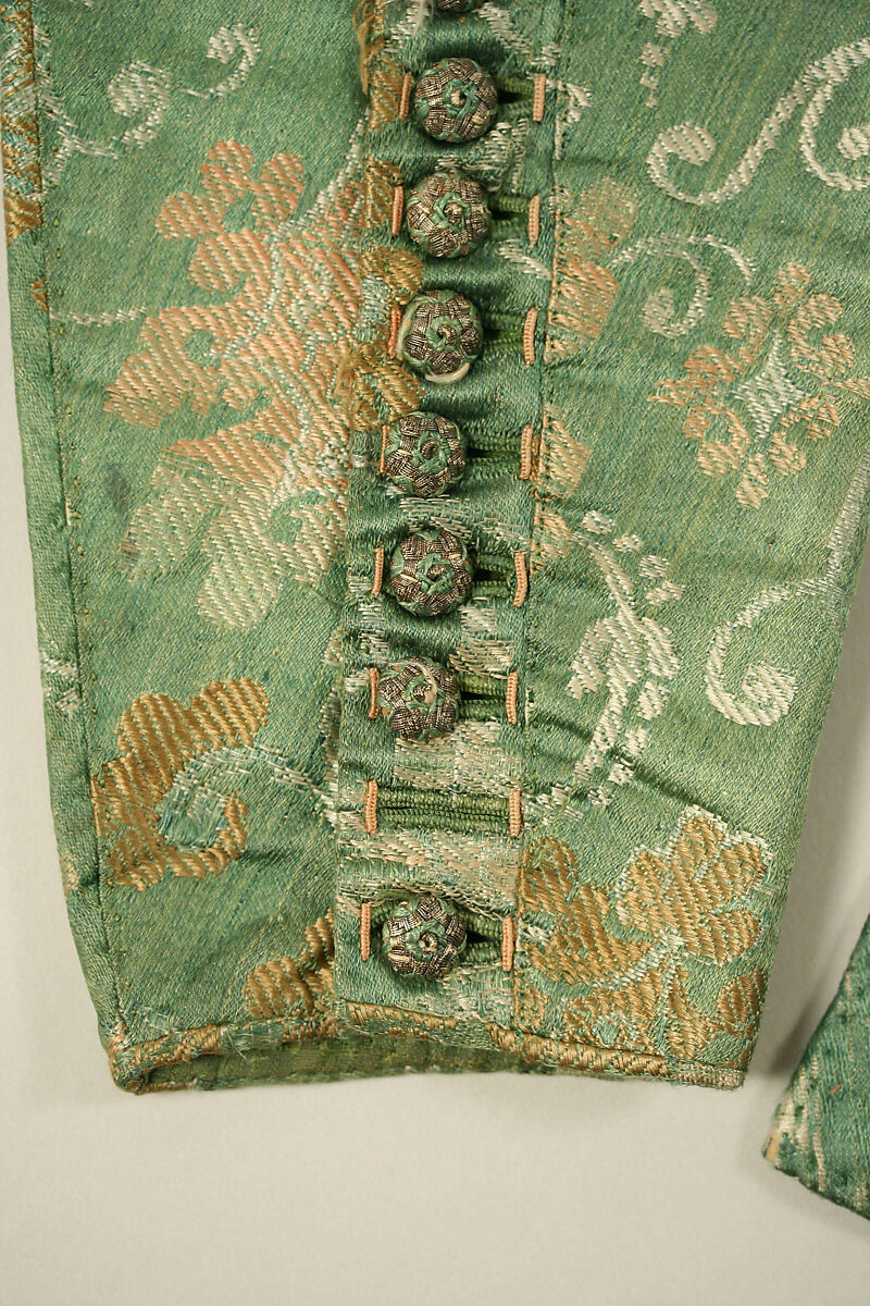 Doublet, leather, silk, British