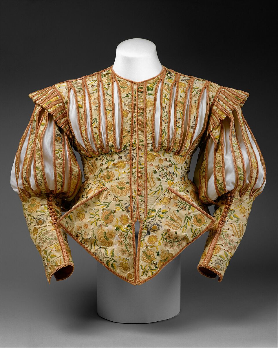 Doublet with Pinking and Bombast sleeves