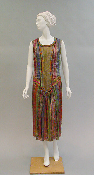 Dress, Paul Poiret (French, Paris 1879–1944 Paris), silk, leather, French