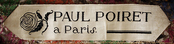 Dress, Paul Poiret (French, Paris 1879–1944 Paris), silk, leather, French
