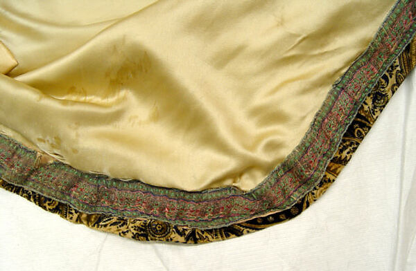 Evening coat, Paul Poiret (French, Paris 1879–1944 Paris), silk, metallic thread, French