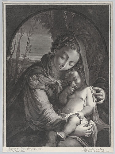 Virgin with the sleeping Christ child