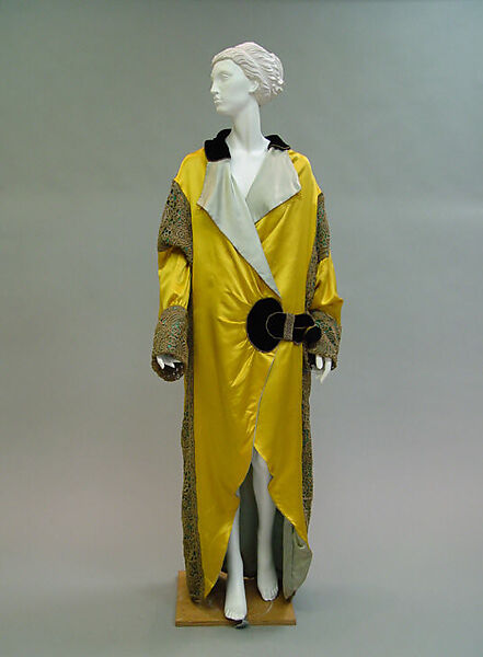 Opera coat, Paul Poiret (French, Paris 1879–1944 Paris), silk, metal, French
