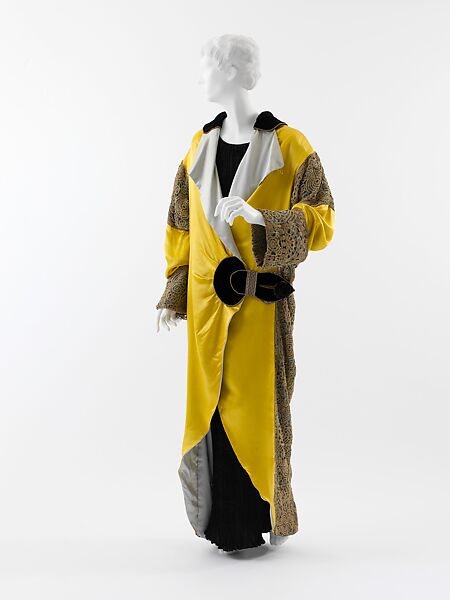 Opera coat, Paul Poiret (French, Paris 1879–1944 Paris), silk, metal, French 