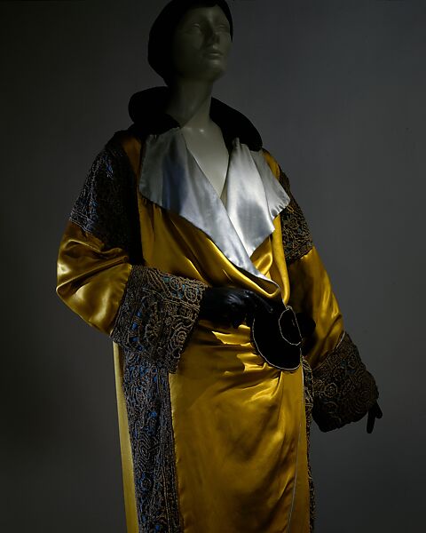 Opera coat, Paul Poiret (French, Paris 1879–1944 Paris), silk, metal, French