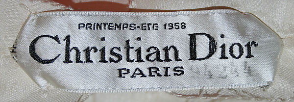 "Bonnes vacances", House of Dior (French, founded 1946), linen, French