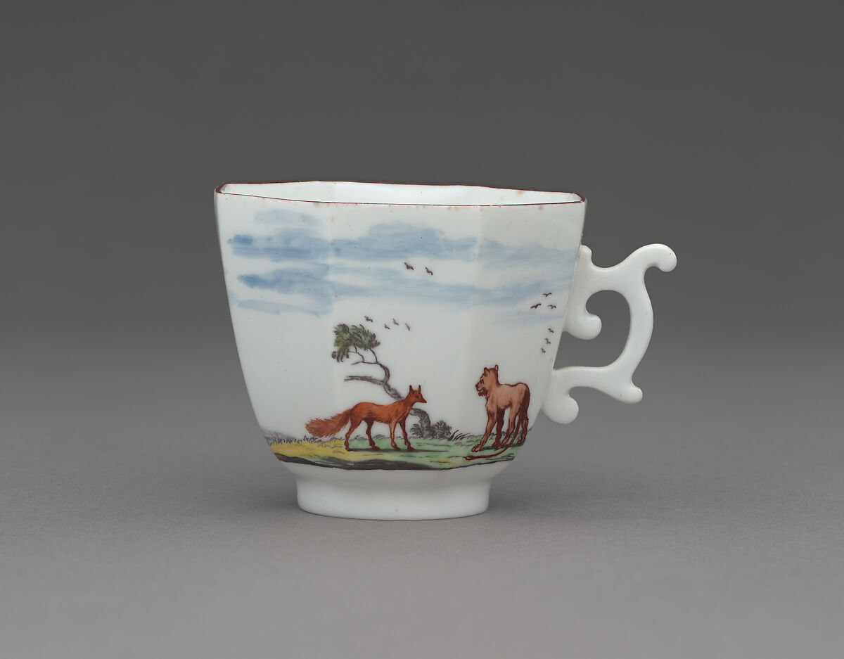 Teacup, Chelsea Porcelain Manufactory (British, 1744–1784), Soft-paste porcelain, British, Chelsea 