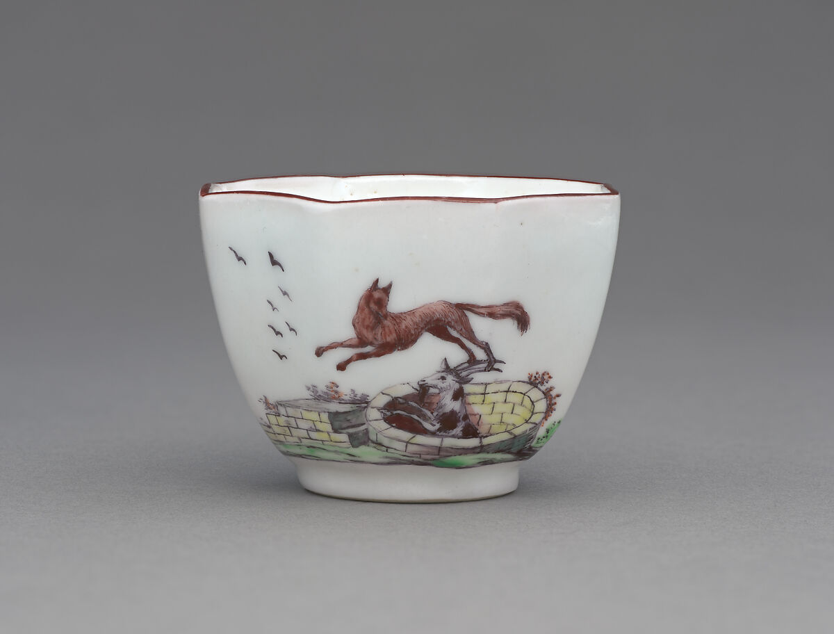 Beaker, Chelsea Porcelain Manufactory (British, 1744–1784), Soft-paste porcelain, British, Chelsea 