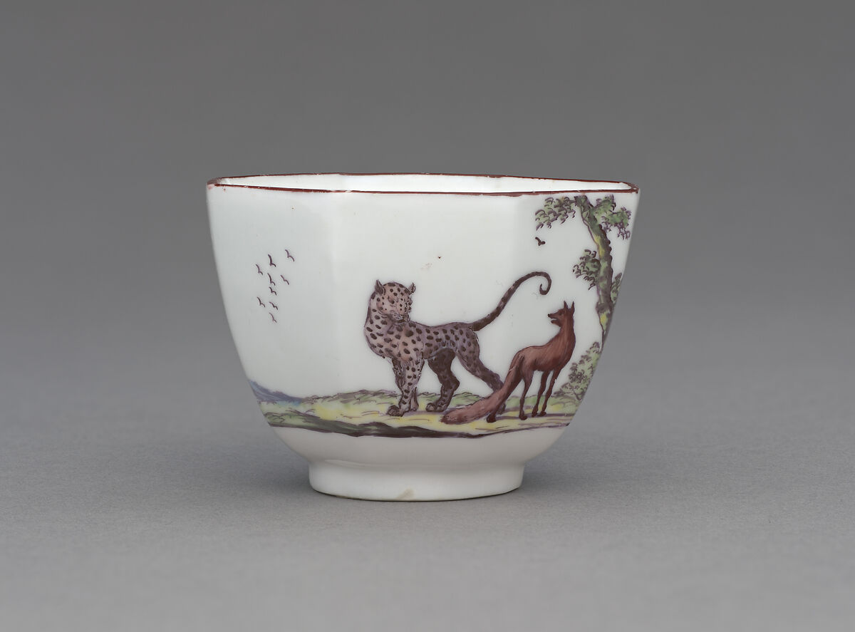 Beaker, Chelsea Porcelain Manufactory (British, 1744–1784), Soft-paste porcelain, British, Chelsea