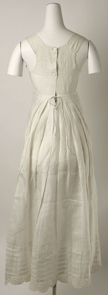Petticoat, linen, American
