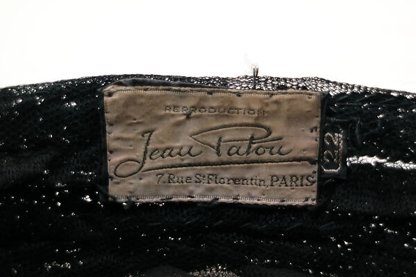 Hat, House of Patou (French, founded 1914), silk, French