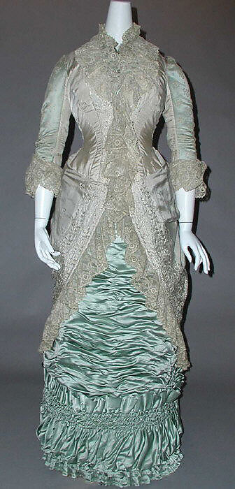 Dress, silk, French