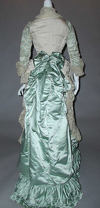 Dress, silk, French