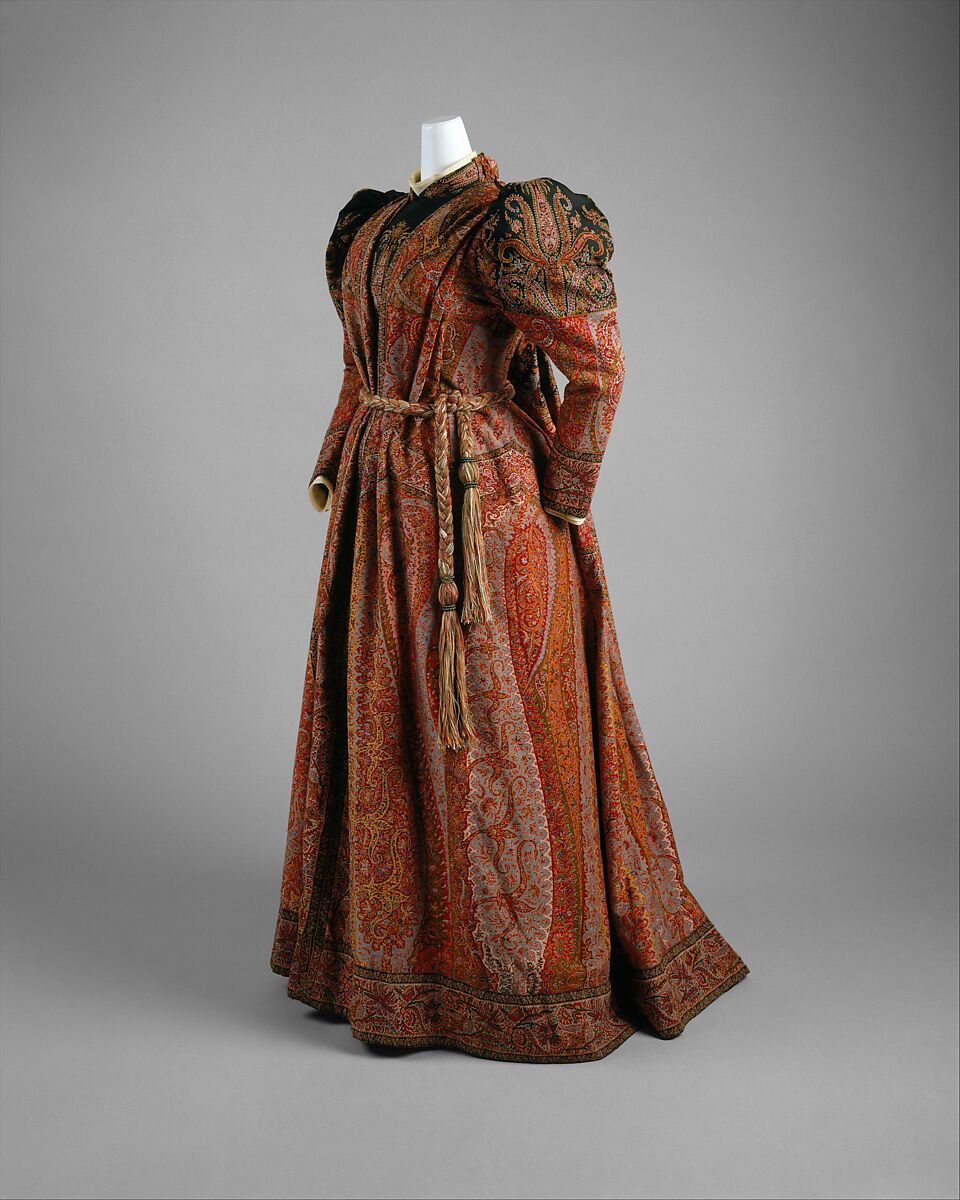 Tea gown, wool, American 