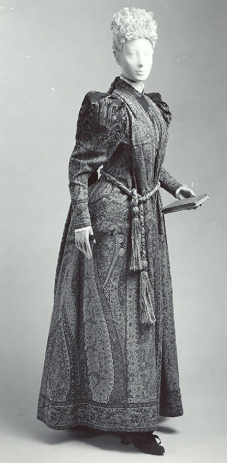 Tea gown, wool, American