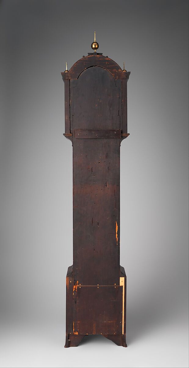 Tall Clock, Joseph Mulliken (active 1775–1800), Mahogany, white pine, American