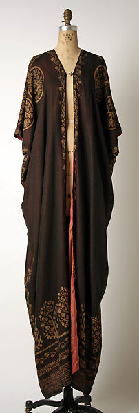 Ensemble, Fortuny (Italian, founded 1906), cotton, silk, glass, Italian