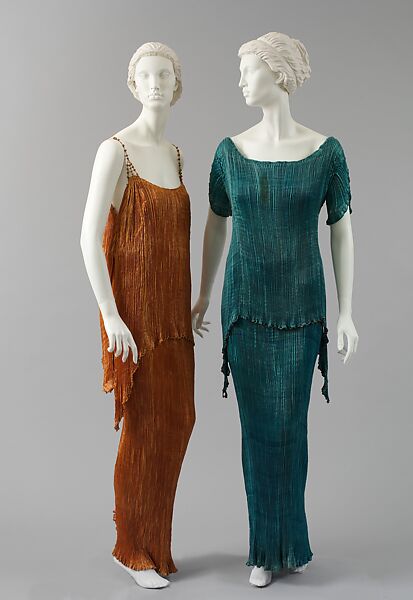 "Peplos", Fortuny  Italian, silk, glass, Italian