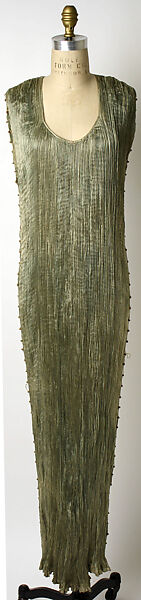 "Delphos", Fortuny (Italian, founded 1906), silk, glass, Italian 