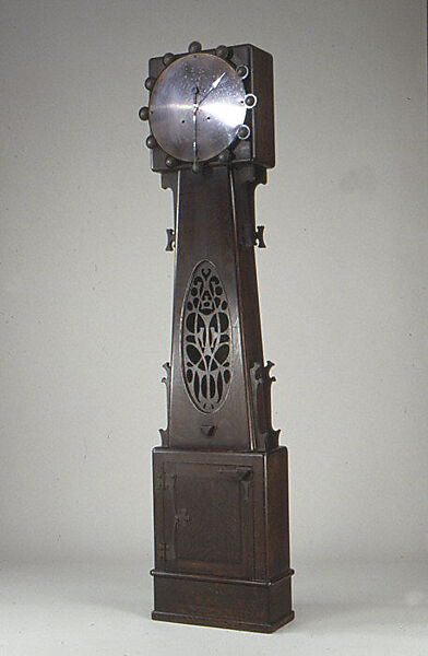 Tall Clock, Charles Rohlfs (American, Brooklyn, New York 1853–1936 Buffalo, New York), Oak, copper, American