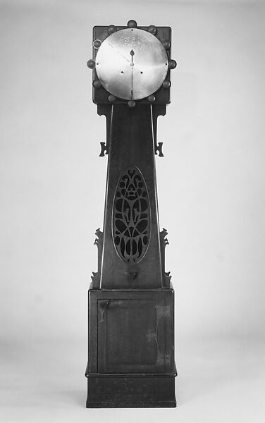 Tall Clock, Charles Rohlfs (American, Brooklyn, New York 1853–1936 Buffalo, New York), Oak, copper, American