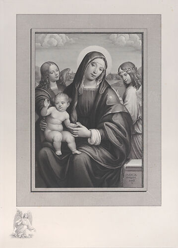 Madonna and Child with angels