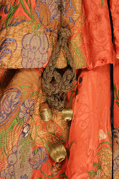 Evening coat, House of Worth (French, 1858–1956), silk, metallic thread, French