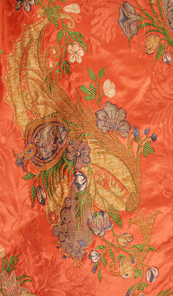 Evening coat, House of Worth (French, 1858–1956), silk, metallic thread, French
