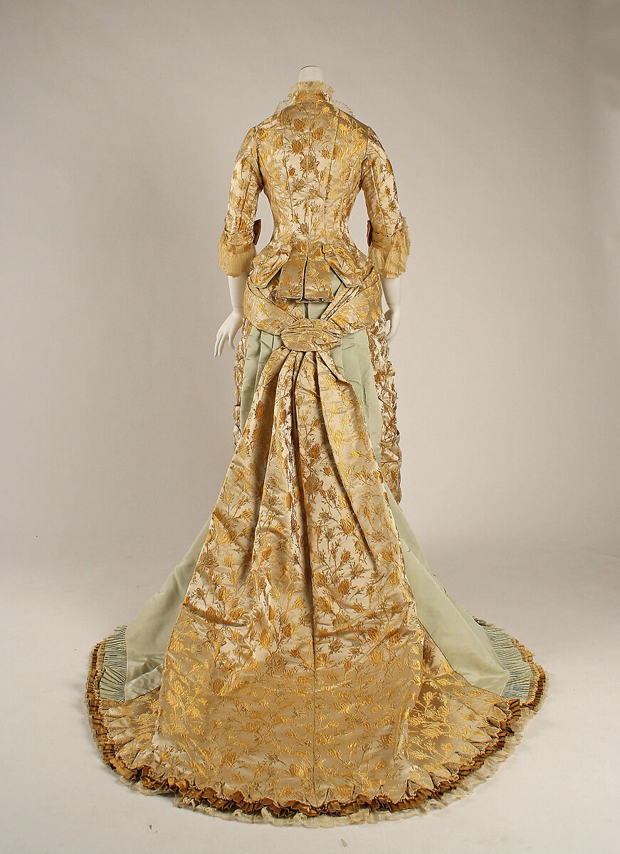 Dinner dress, House of Worth (French, 1858–1956), silk, French