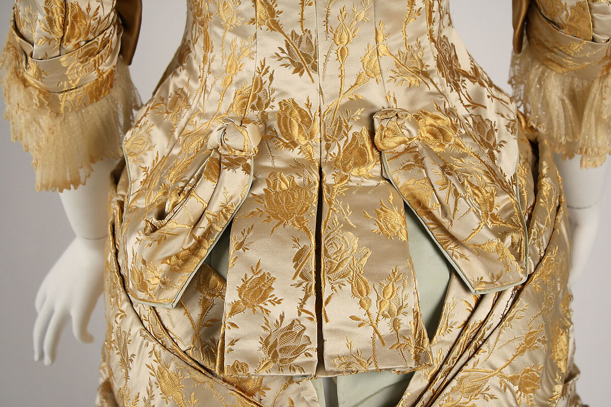 Dinner dress, House of Worth (French, 1858–1956), silk, French