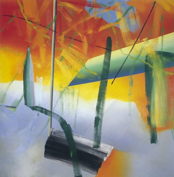 July, Gerhard Richter (German, born Dresden, 1932), Oil on canvas 