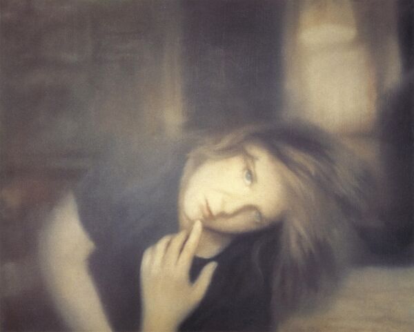Brigid Polk, Gerhard Richter (German, born Dresden, 1932), Oil on linen 