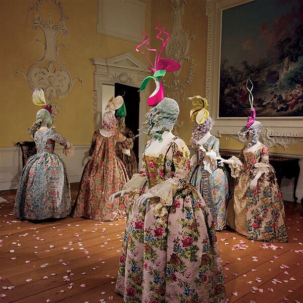 Dress, silk, British