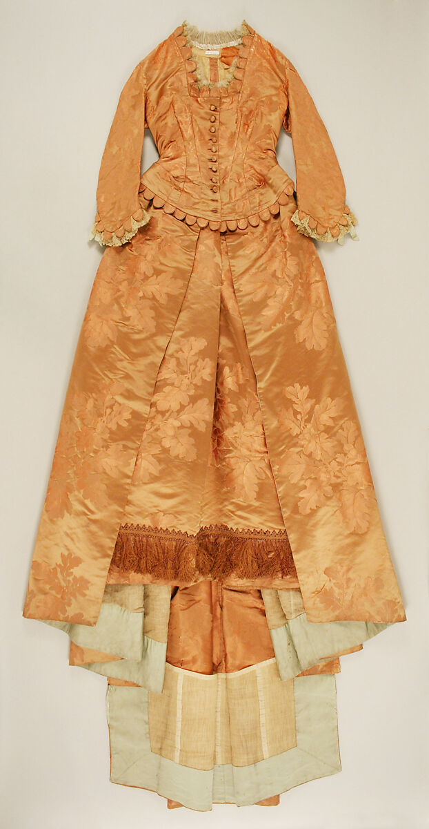 Dinner dress, House of Worth (French, 1858–1956), silk, French 