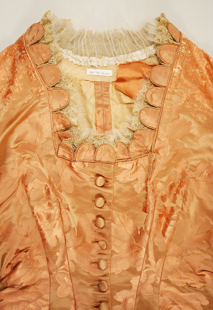 Dinner dress, House of Worth (French, 1858–1956), silk, French