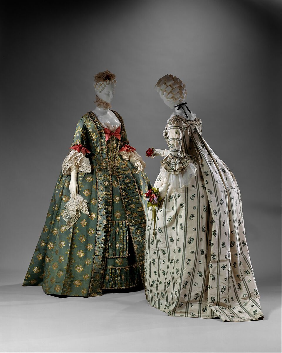 Robe à la française, silk, French