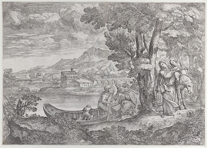 Landscape with the flight into Egypt