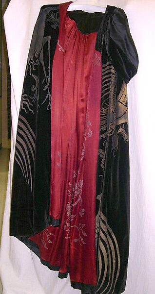 Evening cape, Gallenga (Italian, 1918–1974), silk, glass, metallic thread, Italian