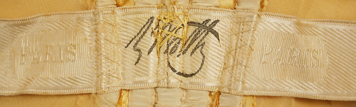 Ball gown, House of Worth (French, 1858–1956), silk, glass, metallic thread, French