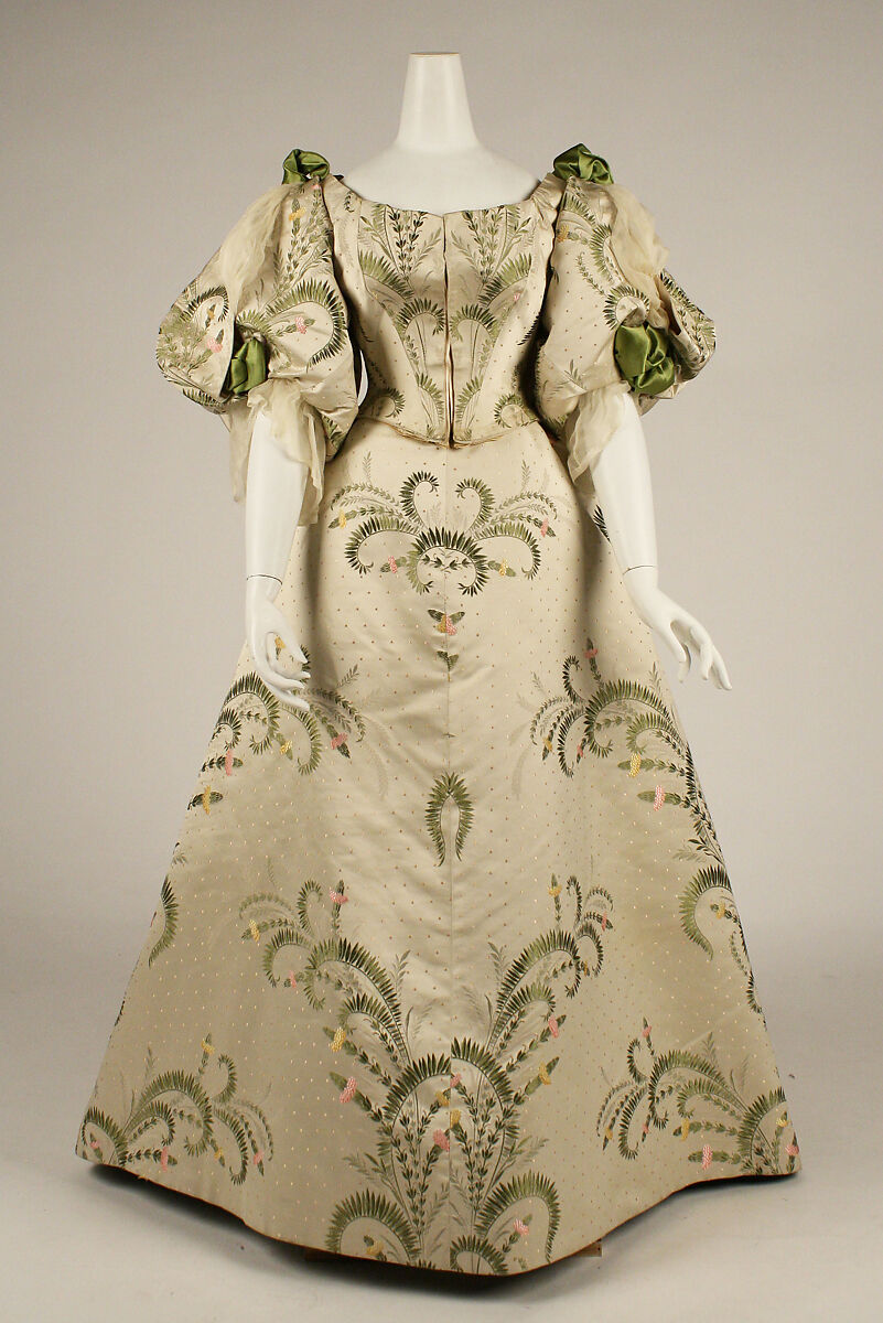 Ball gown, House of Worth (French, 1858–1956), silk, French 