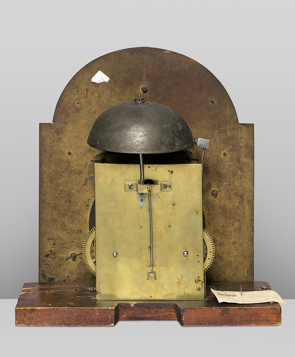 Tall Clock, Joseph Ward (active ca. 1740–60), Japanned white pine; brass, iron, glass, American