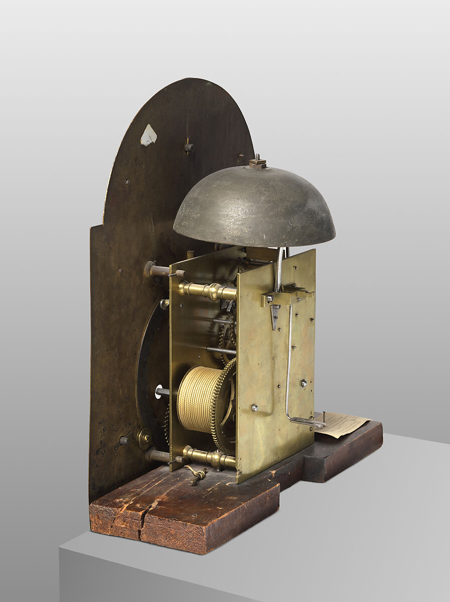 Tall Clock, Joseph Ward (active ca. 1740–60), Japanned white pine; brass, iron, glass, American