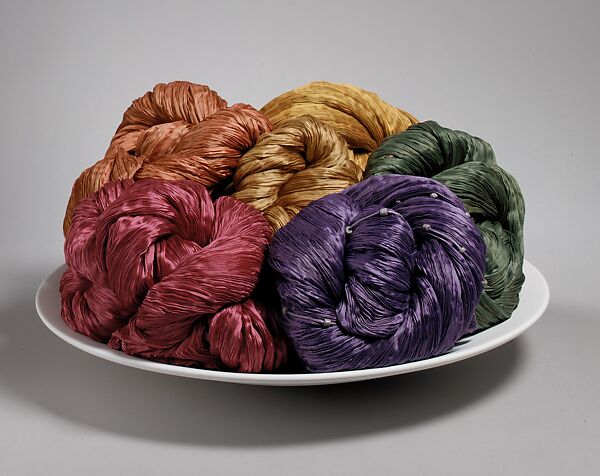 "Delphos", Fortuny (Italian, founded 1906), silk, glass, Italian