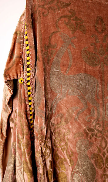 Evening dress, Gallenga (Italian, 1918–1974), silk, glass, Italian