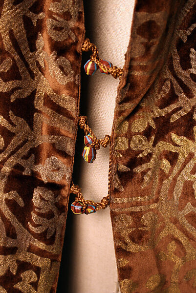 Evening dress, Gallenga (Italian, 1918–1974), silk, glass, Italian