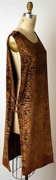 Evening dress, Gallenga (Italian, 1918–1974), silk, glass, Italian