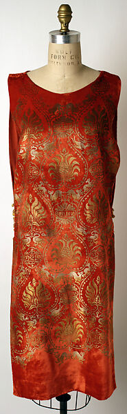 Evening dress, Gallenga (Italian, 1918–1974), silk, glass, Italian 